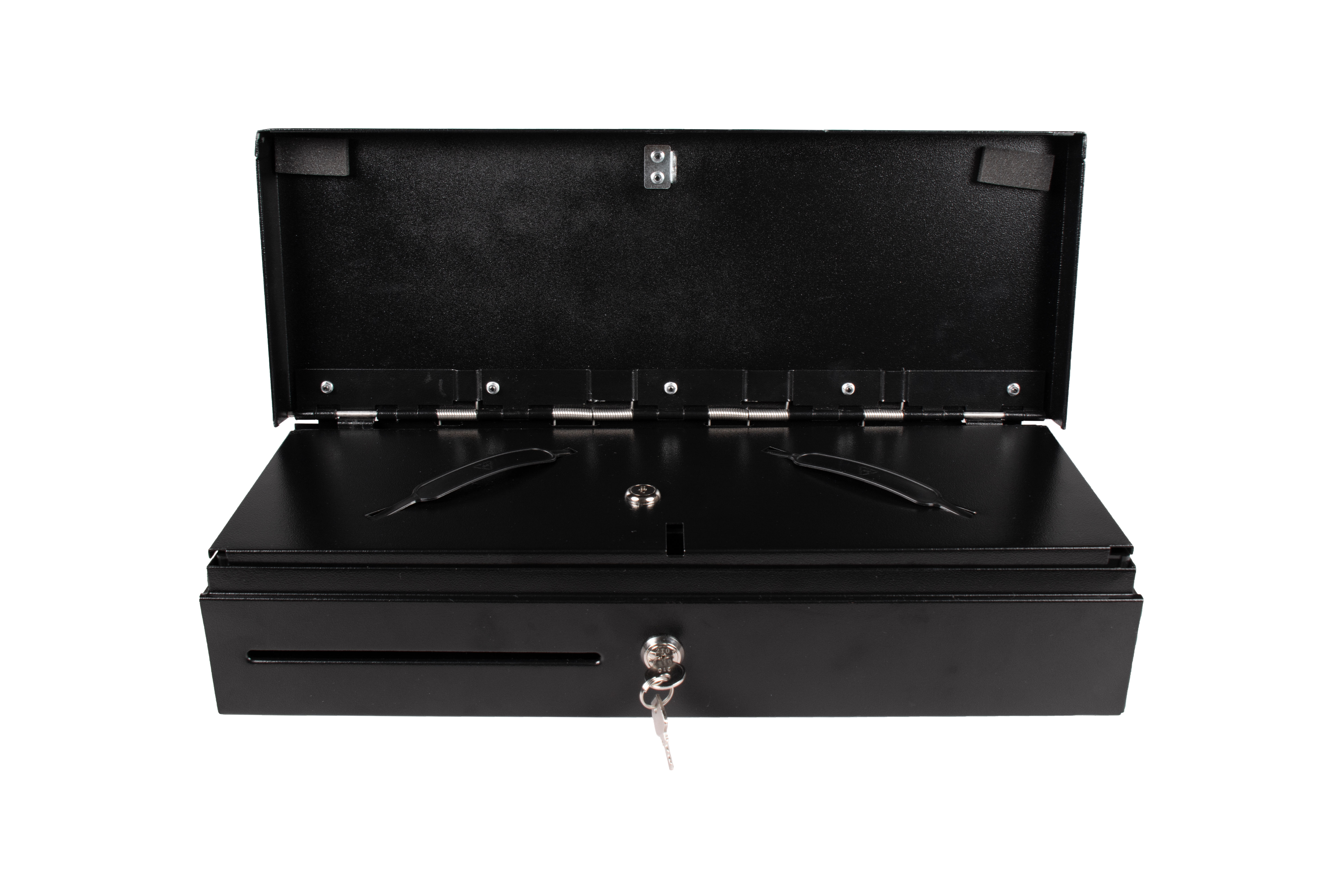 Денежный ящик POScenter 460KL 460x170x103, распайка для "ШТРИХ-М", EPSON (Атол) черный