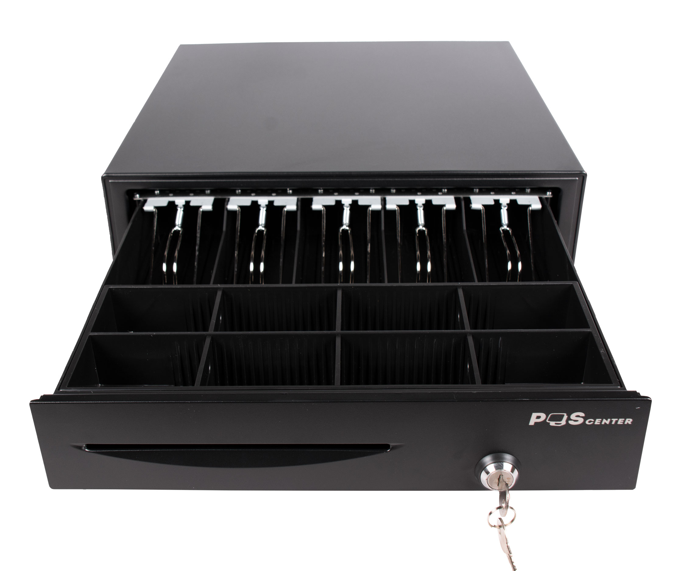 Денежный ящик POScenter 16E 410x420x100 распайка для "ШТРИХ-М", EPSON (Атол) черный