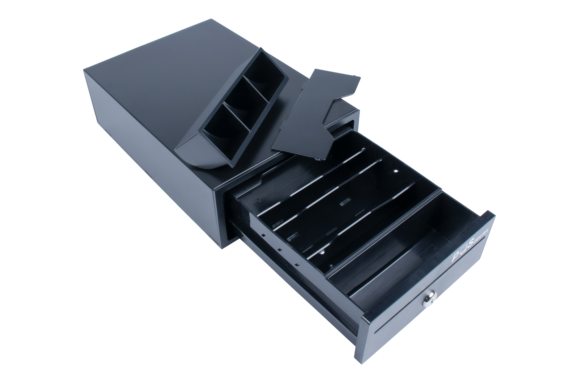 Денежный ящик POScenter Compact 205x300x90 распайка для "ШТРИХ-М", EPSON (Атол) черный