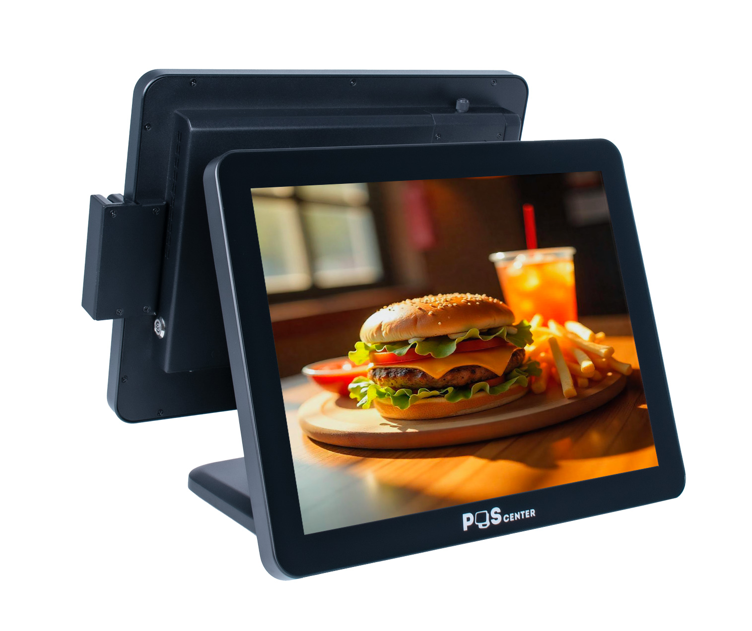 Сенсорный моноблок POScenter POS90ES Pro (15", PCAP, N100, RAM 8Gb, SSD 2.5" 128Gb, 90W, MSR) стенд 101, без ОС