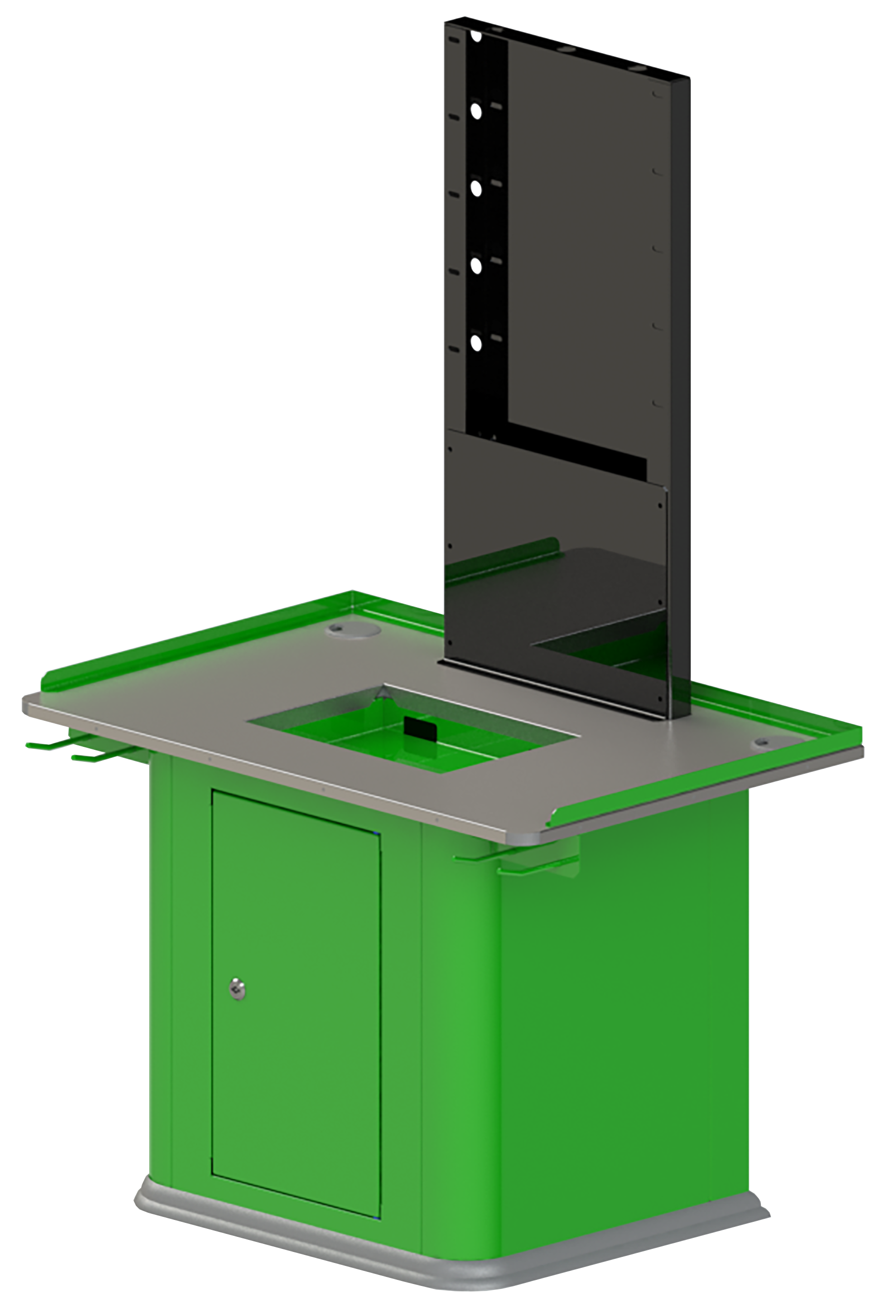Тумба для терминала самообслуживания с держателем