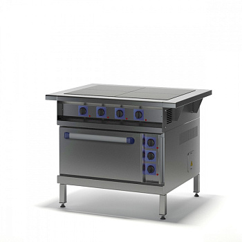 Плита электрическая 4-х конфорочная с жарочным шкафом ПЭТ-4ШЖН