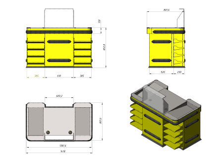 Кассовый бокс ЭКСПРЕСС-КАССА РЭК от производителя