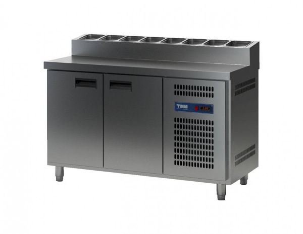 Охлаждаемый среднетемпературный стол для фаст фуда "Пицца" СХСБ-П-1/2Д