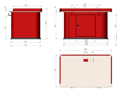 Тумба для кассы самообслуживания любого профиля для кассы магазина от производителя