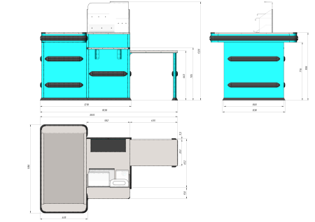 Кассовый бокс ЭКСПРЕСС-КАССА ШЕЛФ от производителя