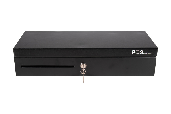 Кассовый бокс, модель Денежный ящик POScenter 460KL 460x170x103, распайка для "ШТРИХ-М", EPSON (Атол) черный