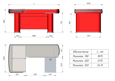 Кассовый бокс МИНИМАК