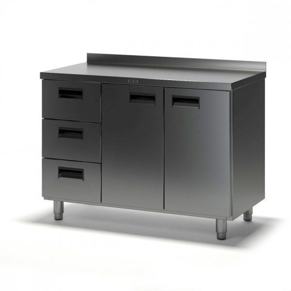 Стол с дверьми и ящиками СКДЗ-2