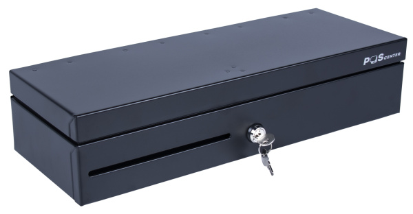 Кассовый бокс, модель Денежный ящик POScenter 460E 460x170x100, распайка для "ШТРИХ-М", EPSON (Атол) черный