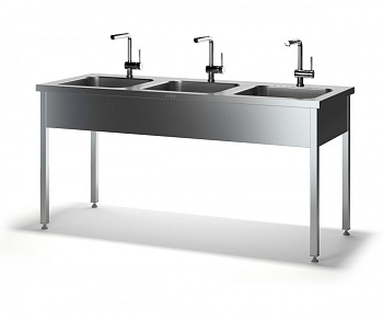 Ванна цельнотянутая трехсекционная ВМРЦ-П