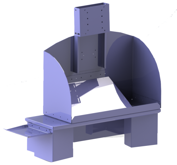 ЗАЩИТА СКАНЕРА С ПОЛКАМИ МЕТАЛЛ
