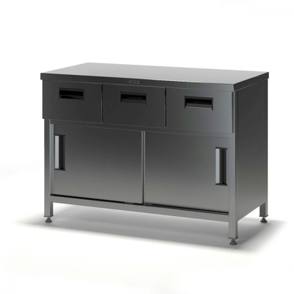 Стол с дверьми и ящиками СГДК-1