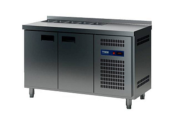 Охлаждаемый среднетемпературный стол для фаст фуда &quotСаладетта&quot СХСК-С-2/2Д (с бортом)