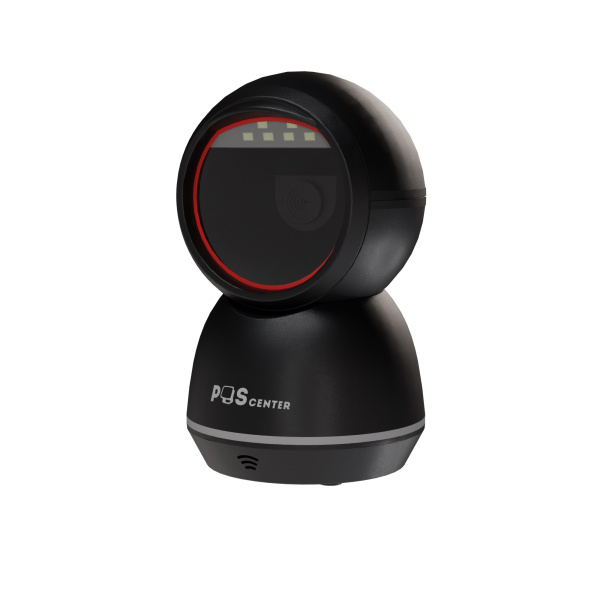 Кассовый бокс, модель Сканер штрих-кода POScenter Sphera, настольный, USB, черный, с кабелем 1.6 м