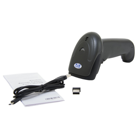 Кассовый бокс Сканер штрих-кода, POScenter 2D BT, беспроводной, черный, USB кабель, USB адаптер от производителя