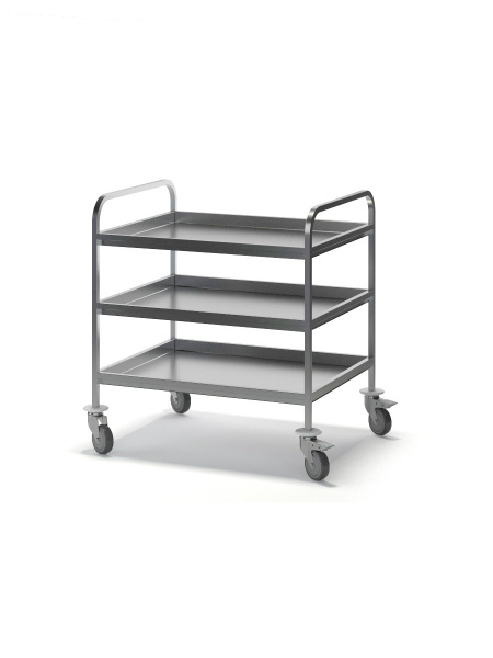 Тележка сервировочная с бортом ТБ-3