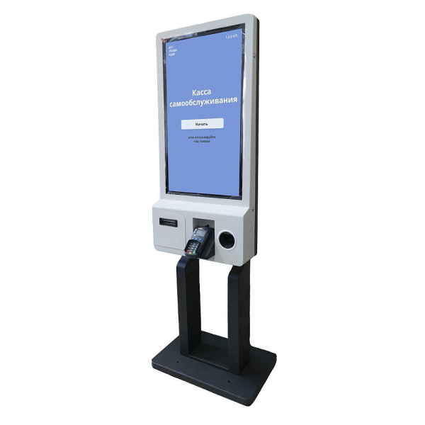 Кассовый бокс, модель Киоск самообслуживания POScenter K320 (32" LED Touch,i5-1035G1, 8/128Gb, Ритейл Комбо-01Ф)с подставкой
