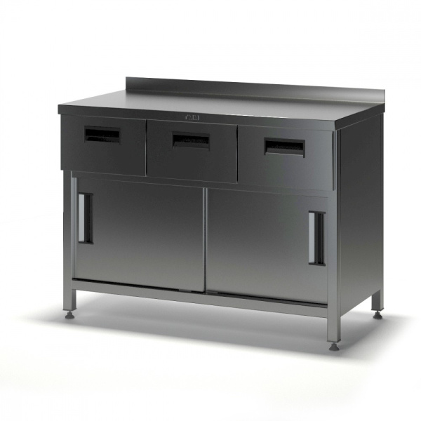 Стол с дверьми и ящиками СГДК-2