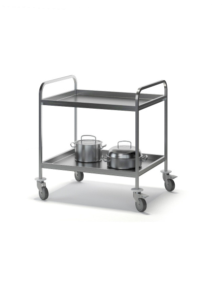 Тележка сервировочная с бортом ТБ-2