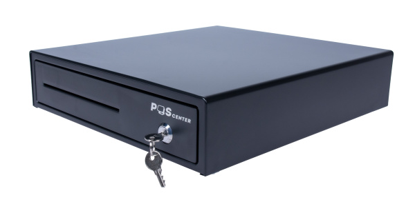 Кассовый бокс, модель Денежный ящик POScenter 13L 335x368x80 распайка для "ШТРИХ-М", EPSON (Атол) черный