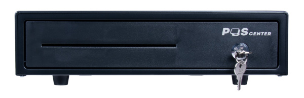 Кассовый бокс, модель Денежный ящик POScenter 13L 335x368x80 распайка для "ШТРИХ-М", EPSON (Атол) черный