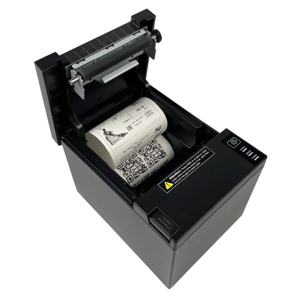 Кассовый бокс, модель Принтер чеков POScenter RP-80 (80мм, 230 мм/сек, автоотрез, звук.сигнал, USB+LAN) черный