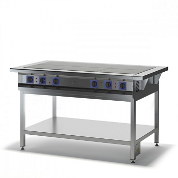 Плита электрическая 6-ти конфорочная без жарочного шкафа ПЭТ-6Пн