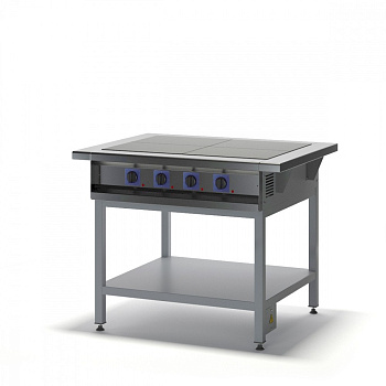 Плита электрическая 4-х конфорочная без жарочного шкафа ПЭТ-4П