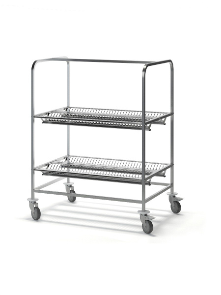 Тележка сервировочная для посуды с поддоном ТС-ПТ