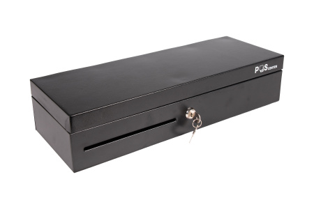 Денежный ящик POScenter 460KL 460x170x103, распайка для "ШТРИХ-М", EPSON (Атол) черный
