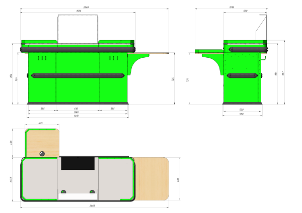 Кассовый бокс КАМПУС