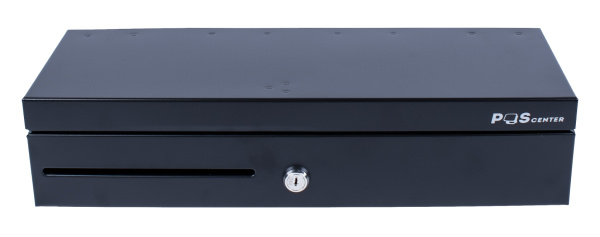 Кассовый бокс, модель Денежный ящик POScenter 460E 460x170x100, распайка для "ШТРИХ-М", EPSON (Атол) черный