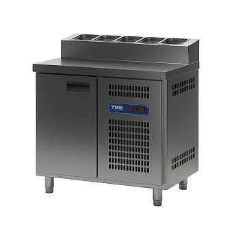 Охлаждаемый среднетемпературный стол для фаст фуда  "Пицца" СХСБ-П-1/1Д