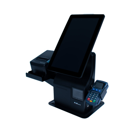Касса самообслуживания SCO POScenter D150 Basic (15.6, J6412,8/128GB,Чёрный,500nit,светофор,держ пинпад,держ.ккт)