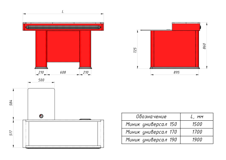Кассовый бокс УНИМИНИ
