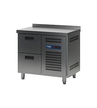 Охлаждаемый стол односекционный СХСБ-2/2Я (с бортом)