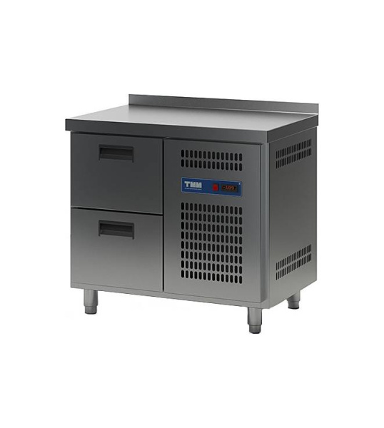 Охлаждаемый стол односекционный СХСБ-2/2Я (с бортом)