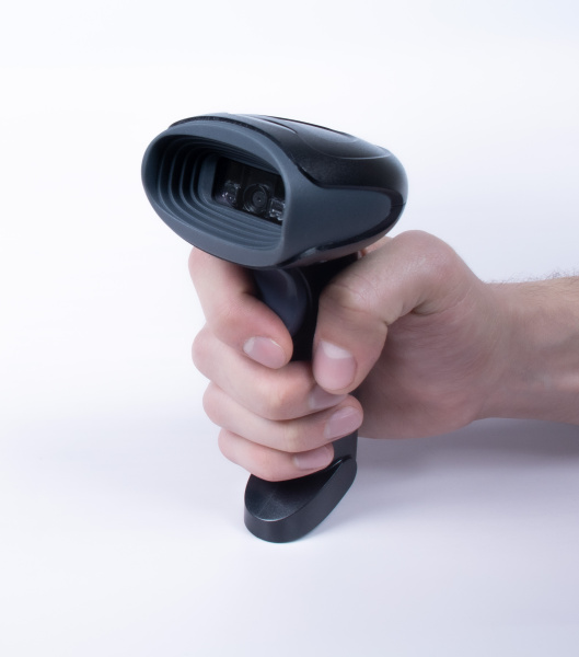 Кассовый бокс, модель Сканер штрих-кода POScenter SG-100C, ручной, черный, USB, кабель 2.0 м